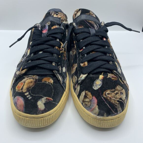 PUMA x House of Hackney Basket Classic Low Velvet Sneakers Men’s 11 - Picture 6 of 8